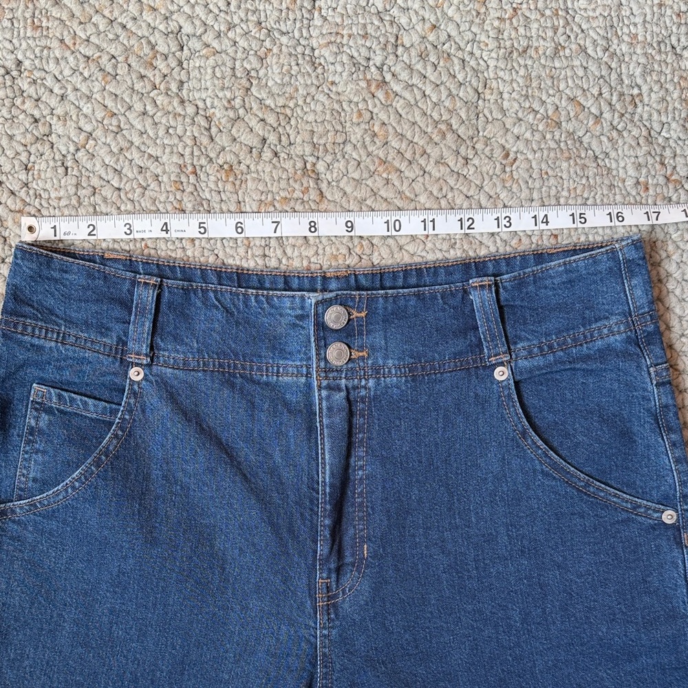 Banana Republic Dark Blue High-Rise Straight Jeans - Picture 4 of 9